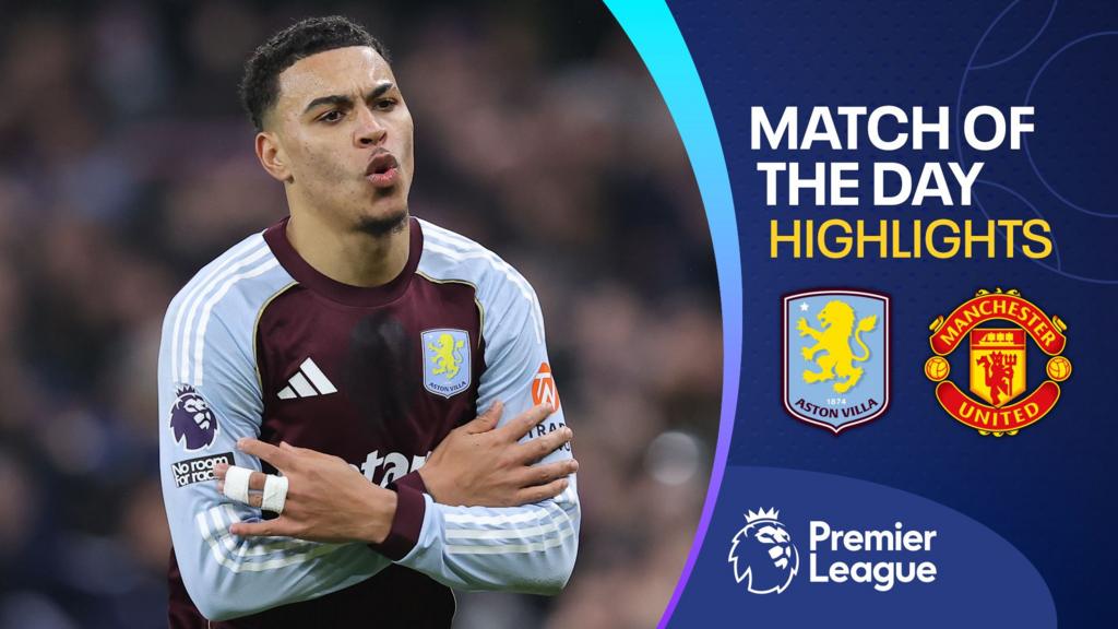 Stunning Rogers double secures Villa win over Man Utd