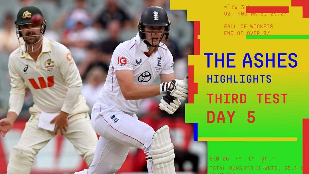 Watch extended day five highlights on BBC iPlayer